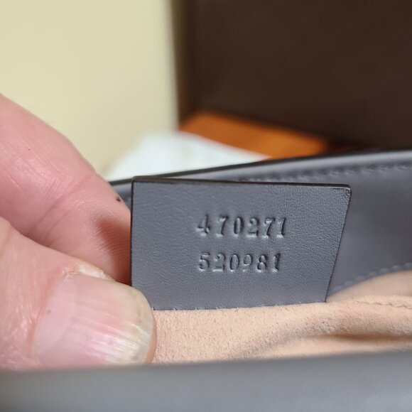 GUCCI Nymphaea Bamboo Top Handle Bag – Grey Leather – Authentic & Gorgeous - Picture 12 of 14